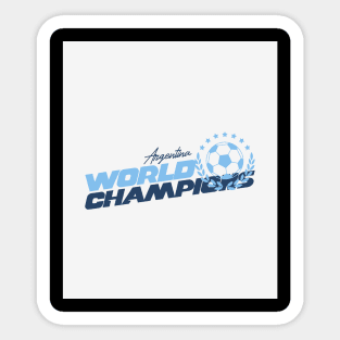 Argentina Soccer World Champion FIFA World Cup Qatar 2022 Sticker